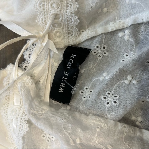 White Fox White Lace Top - Picture 4 of 5